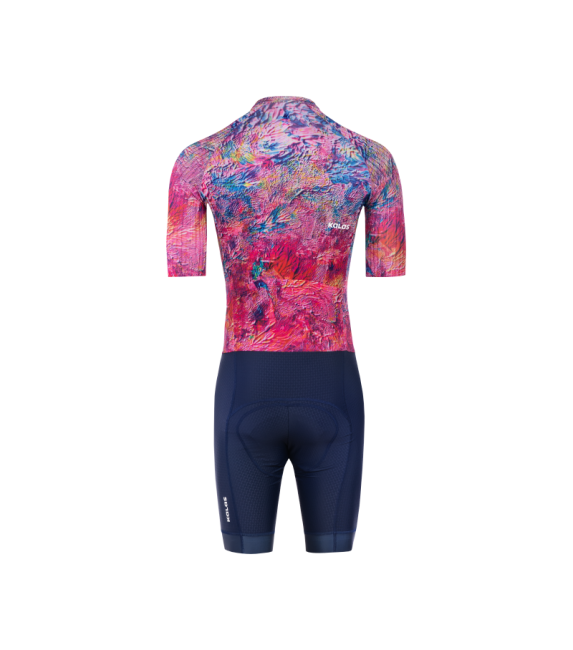 Sykkelskinsuit med korte ermer Herre | FEARLESSLY Z6 Violet